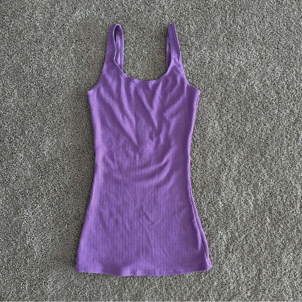 Cotton On— Purple Swim Coverup Mini Dress